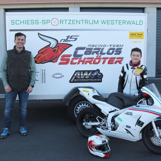 SSZ Schiess-Sportzentrum Westerwald sponsert Carlos Schröter Racing Team - Yeah!